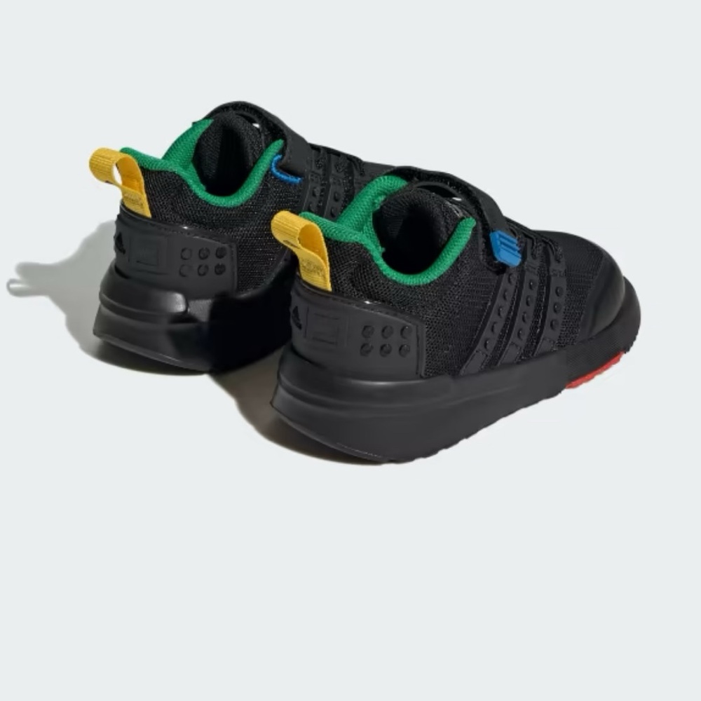 Adidas x Lego Racer elastic lace and strap sneakers